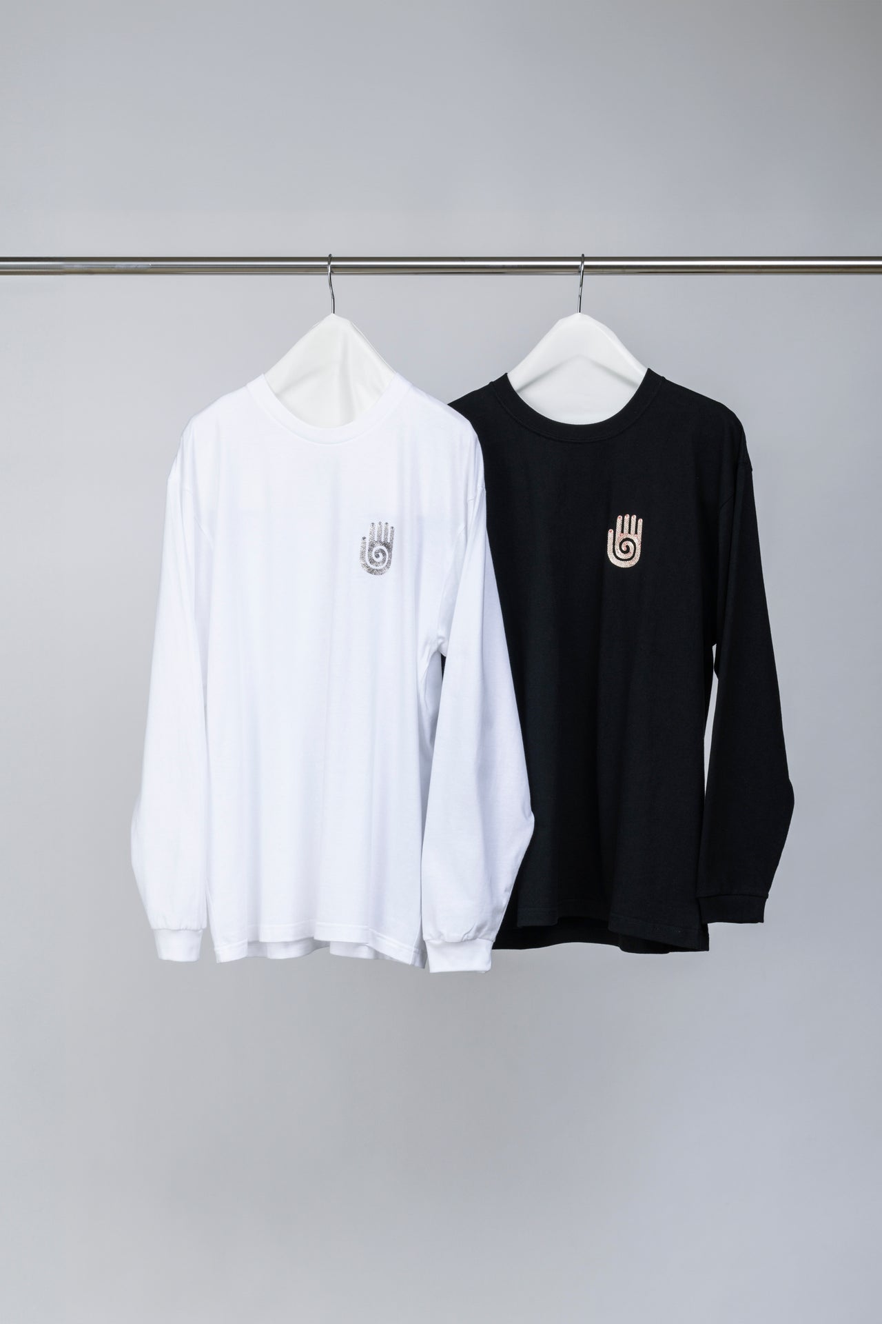 Hand Kimkoma Embroidery Long Sleeve Tee