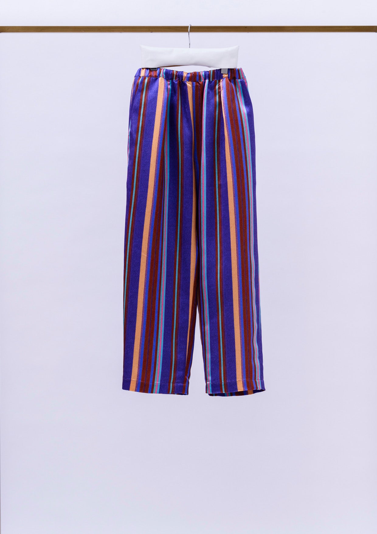 Color Bar Print Pants