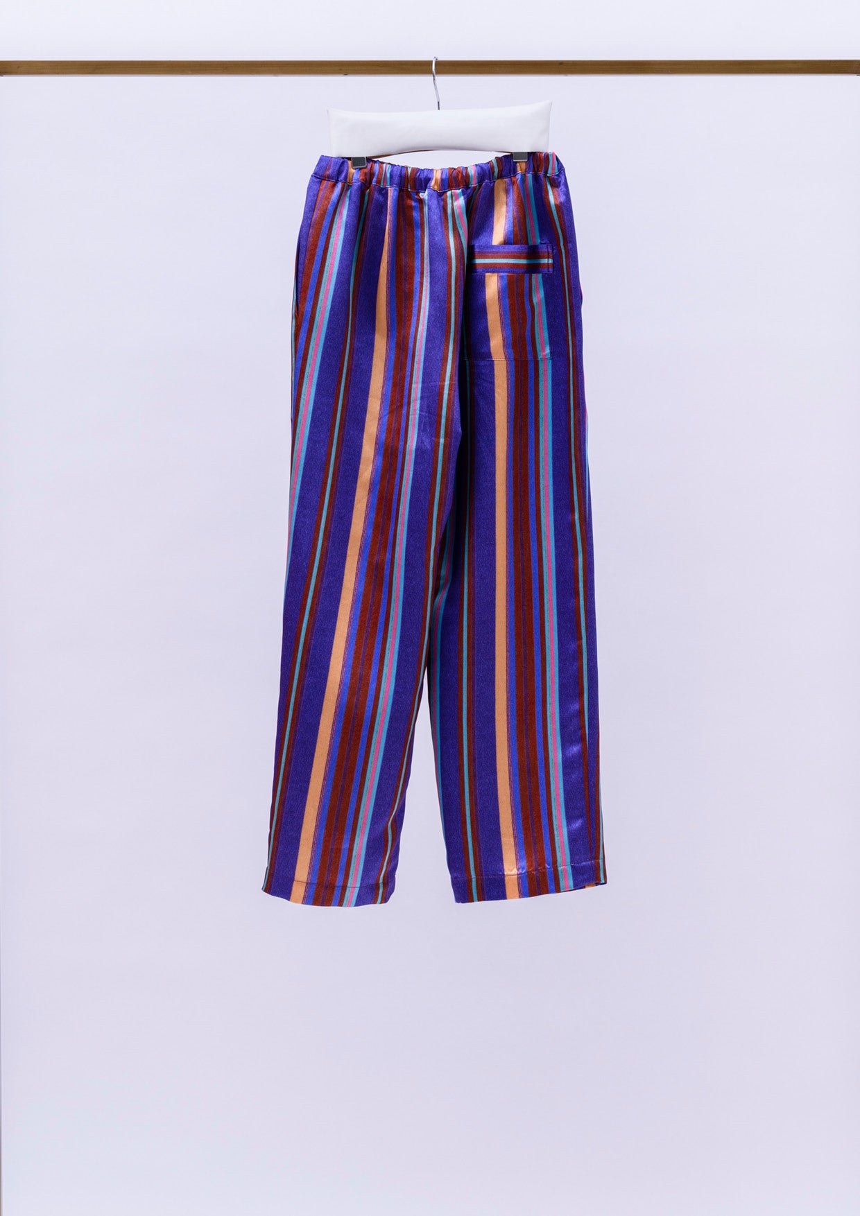 Color Bar Print Pants