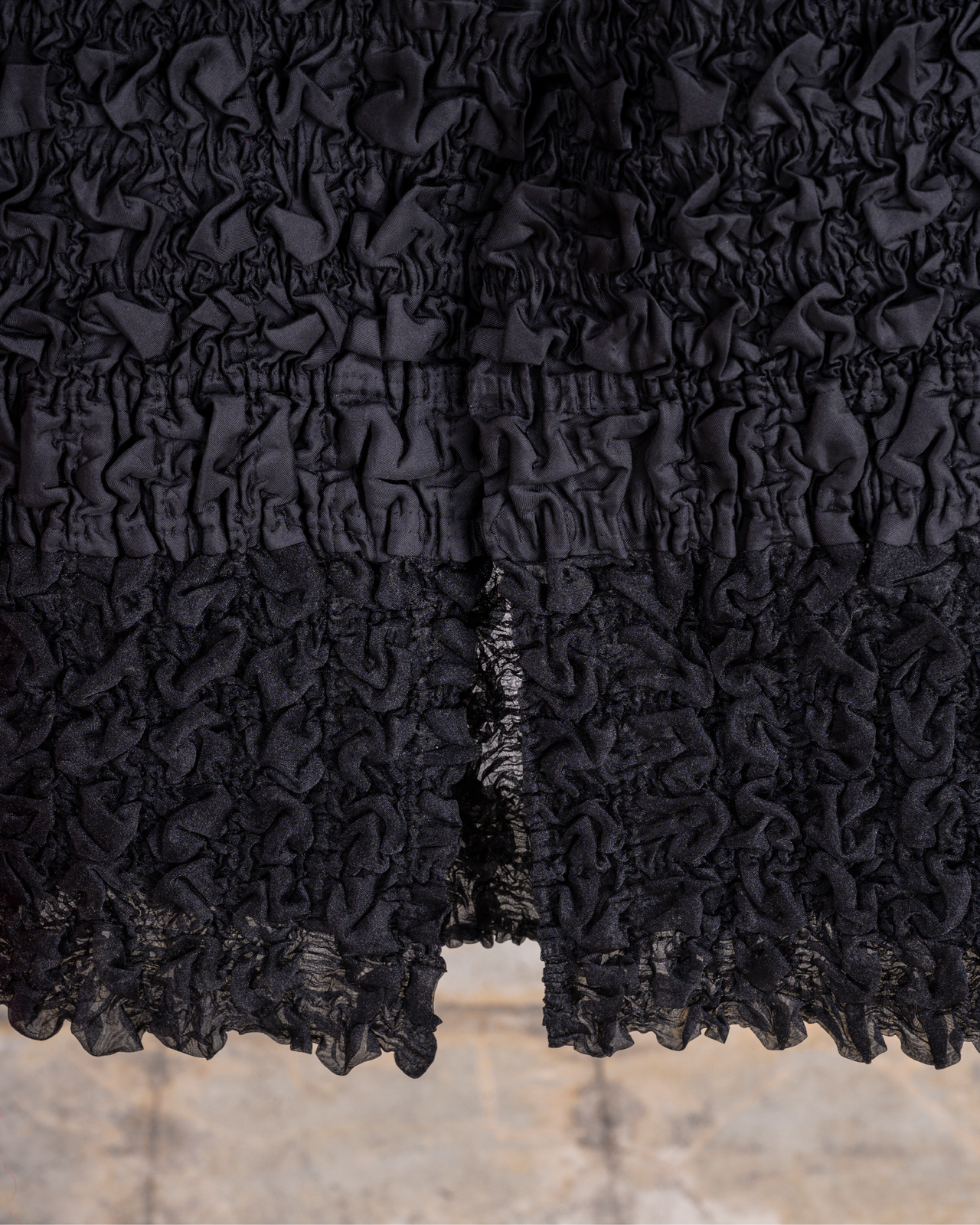 Plaid Pattern Pleats Skirt