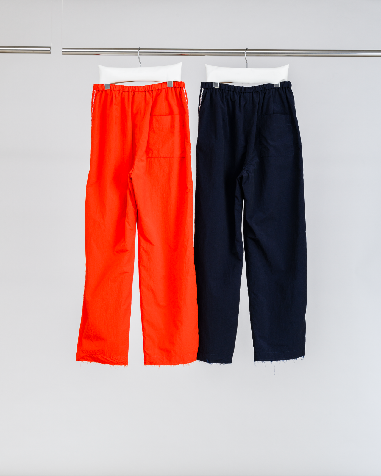 Hand Dyed Nylon Kimkoma Embroidery line Pants