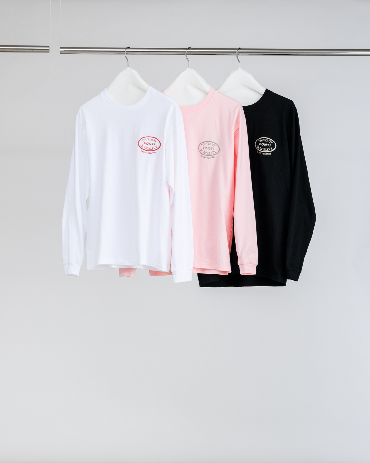 Logo Kimkoma Embroidery Long Sleeve Tee