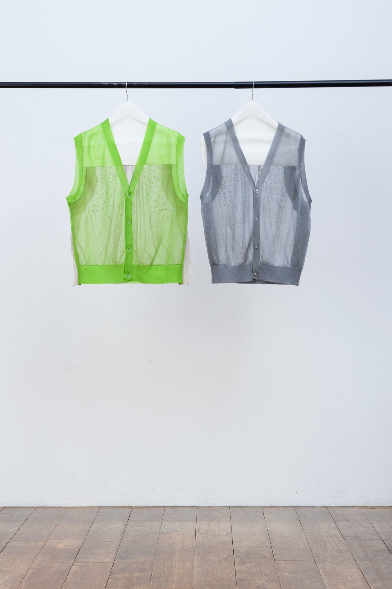 See-through Knit Vest