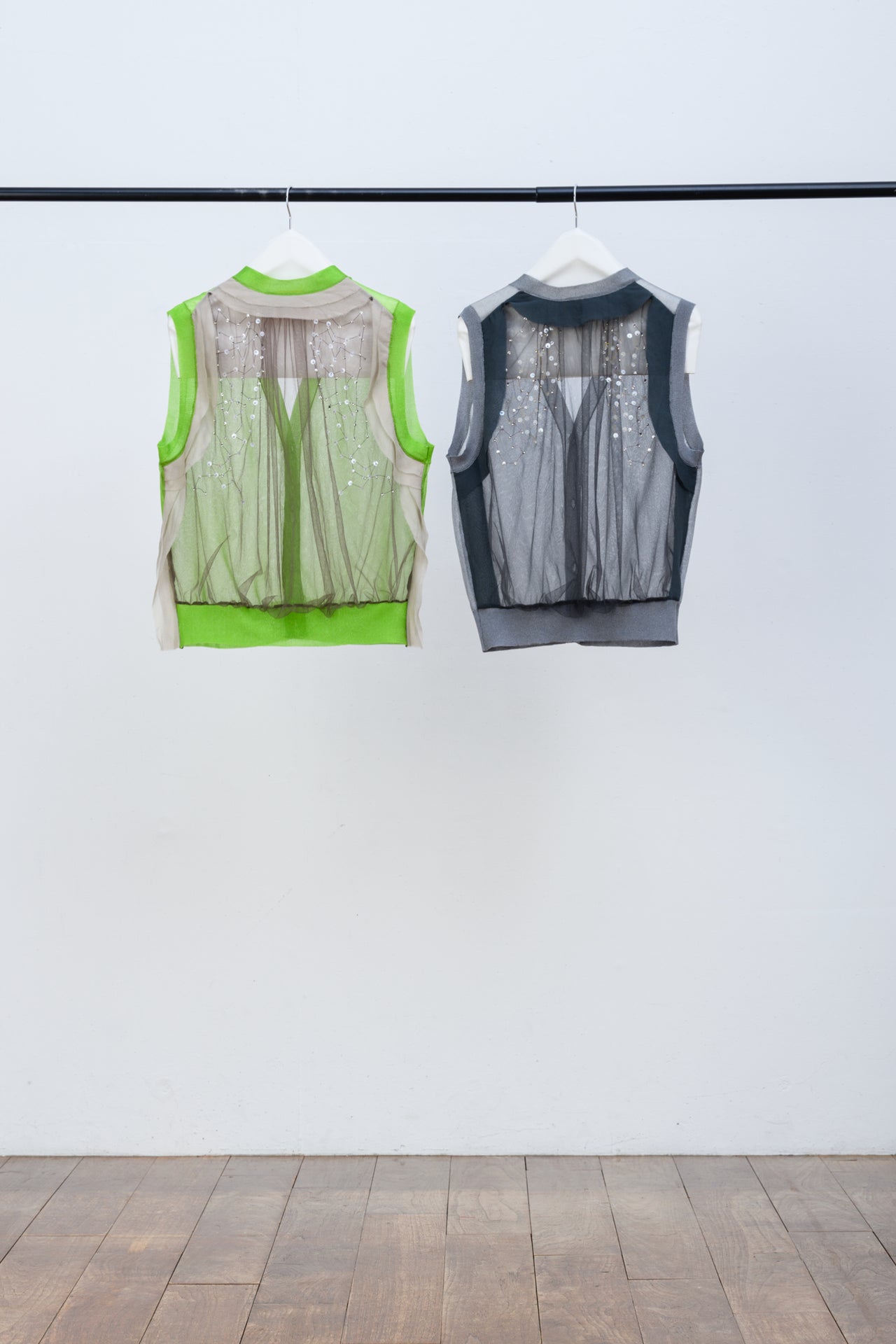 See-through Knit Vest