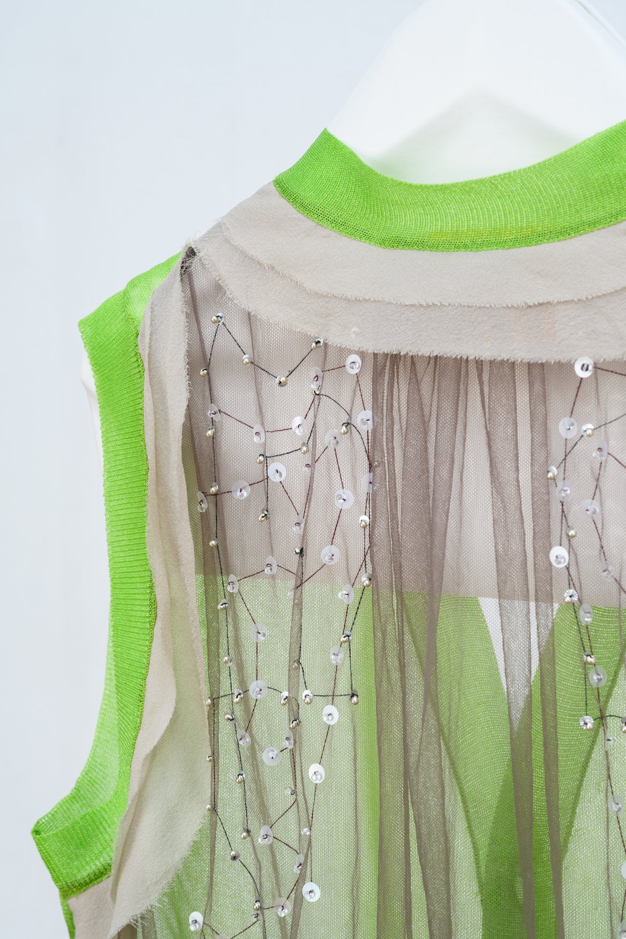 See-through Knit Vest