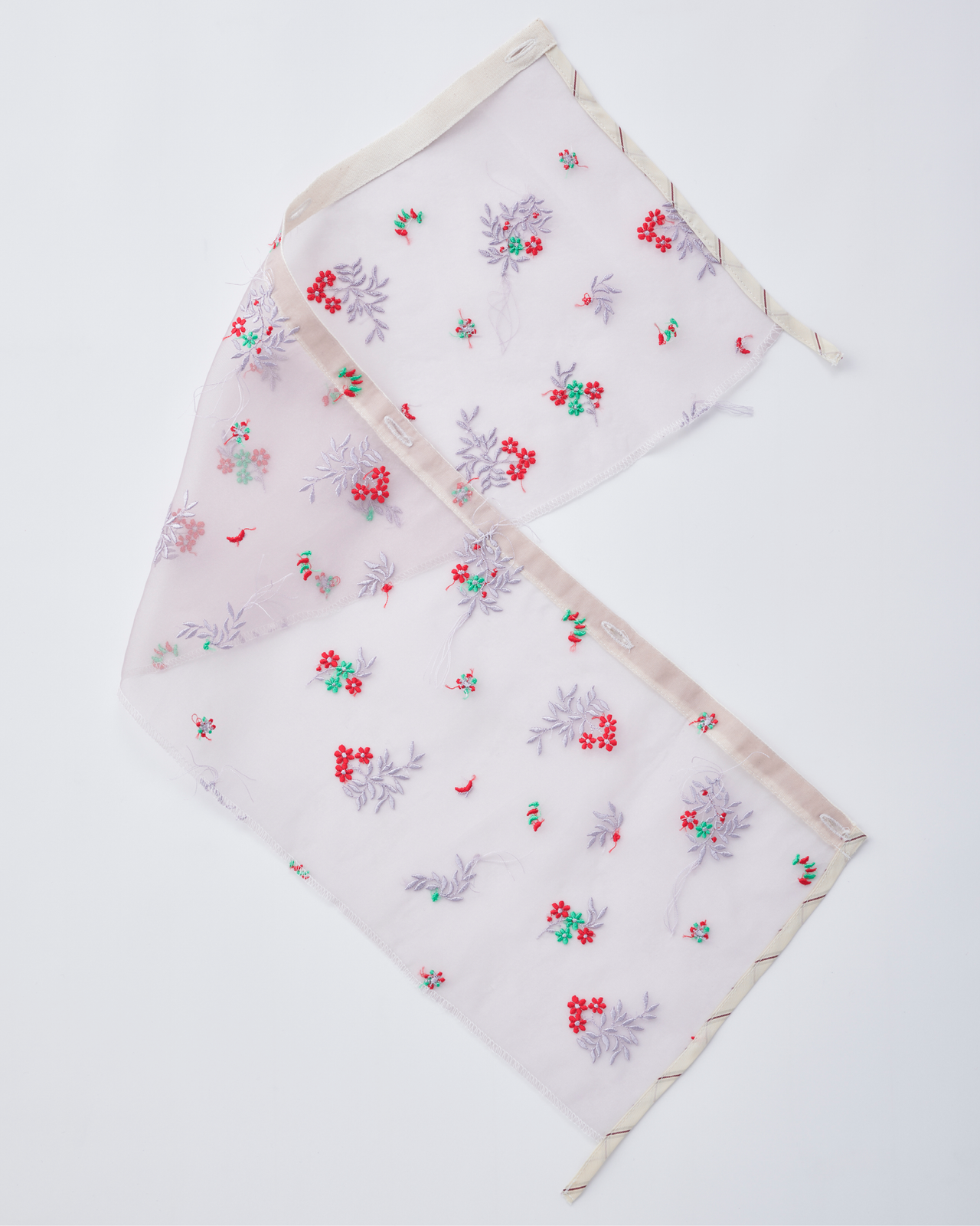 Cotton Cashmere Layered Hem Knit