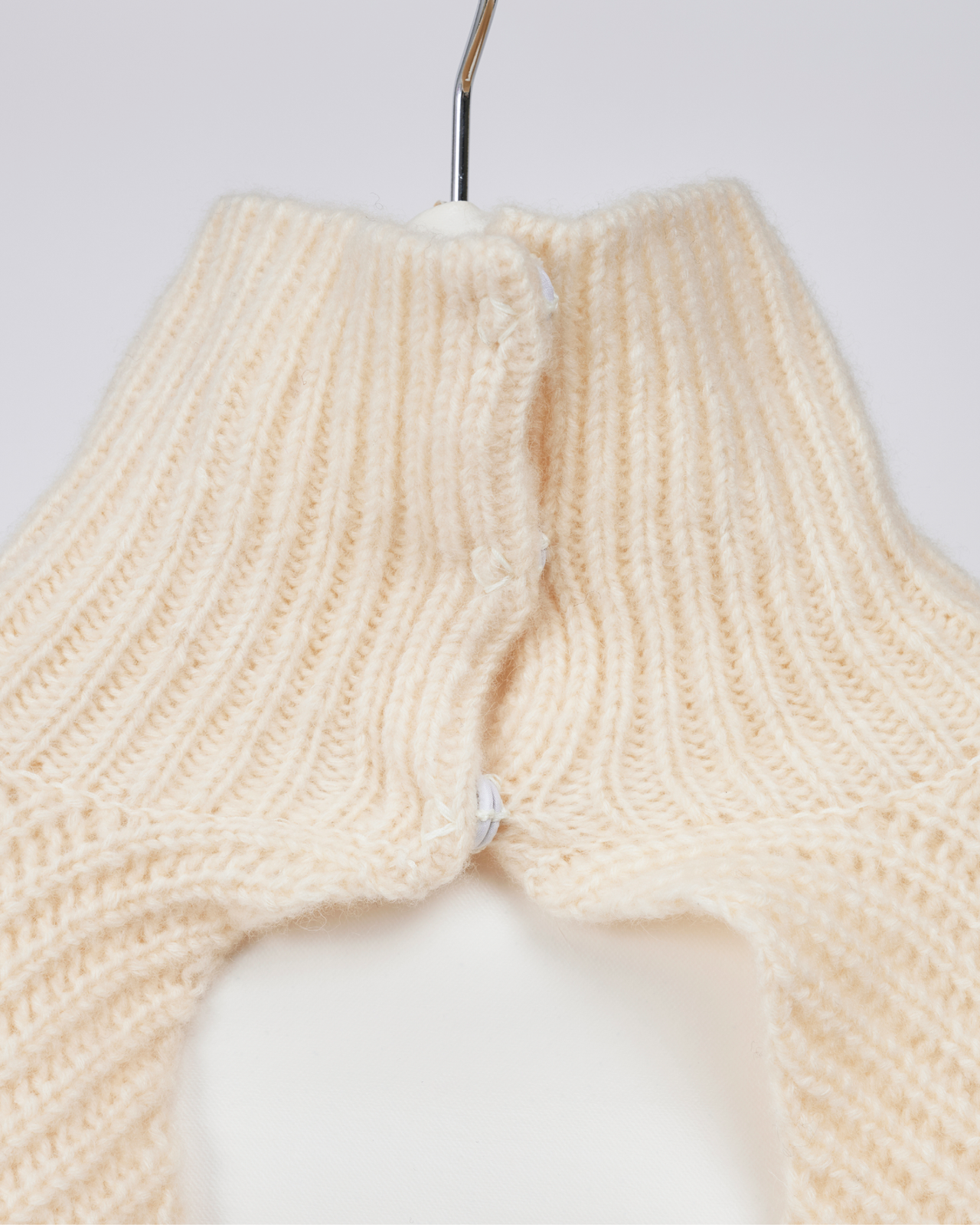 Wool Cotton Fringe Cardigan
