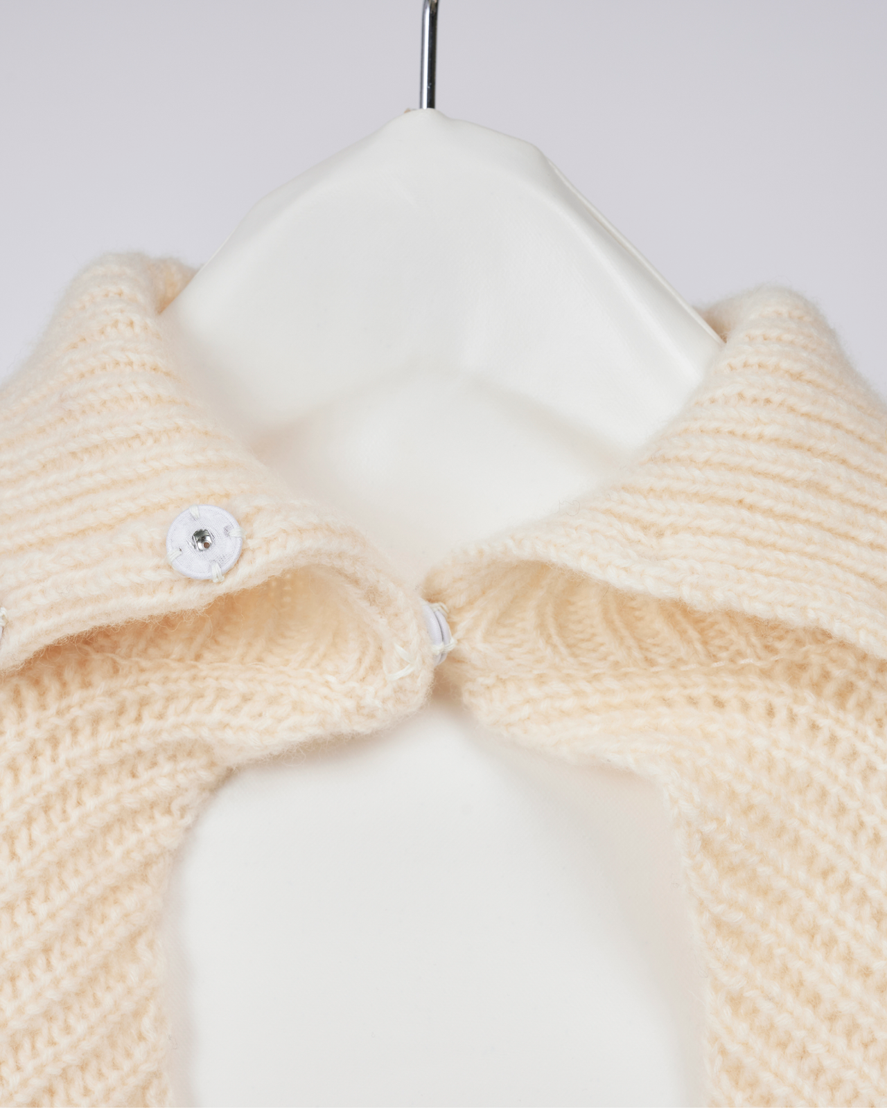 Wool Cotton Fringe Cardigan