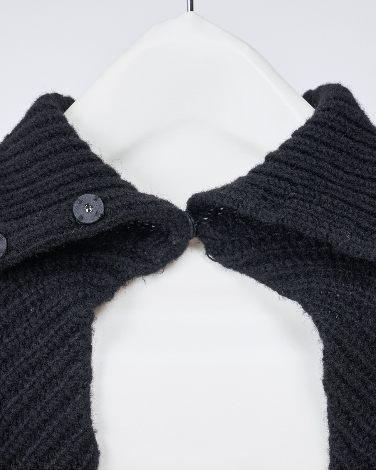 Wool Cotton Fringe Cardigan