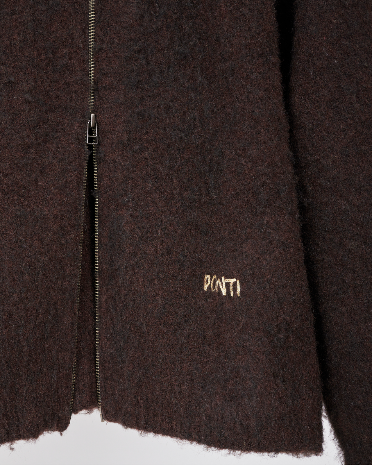 Brushed Zip Cardigan