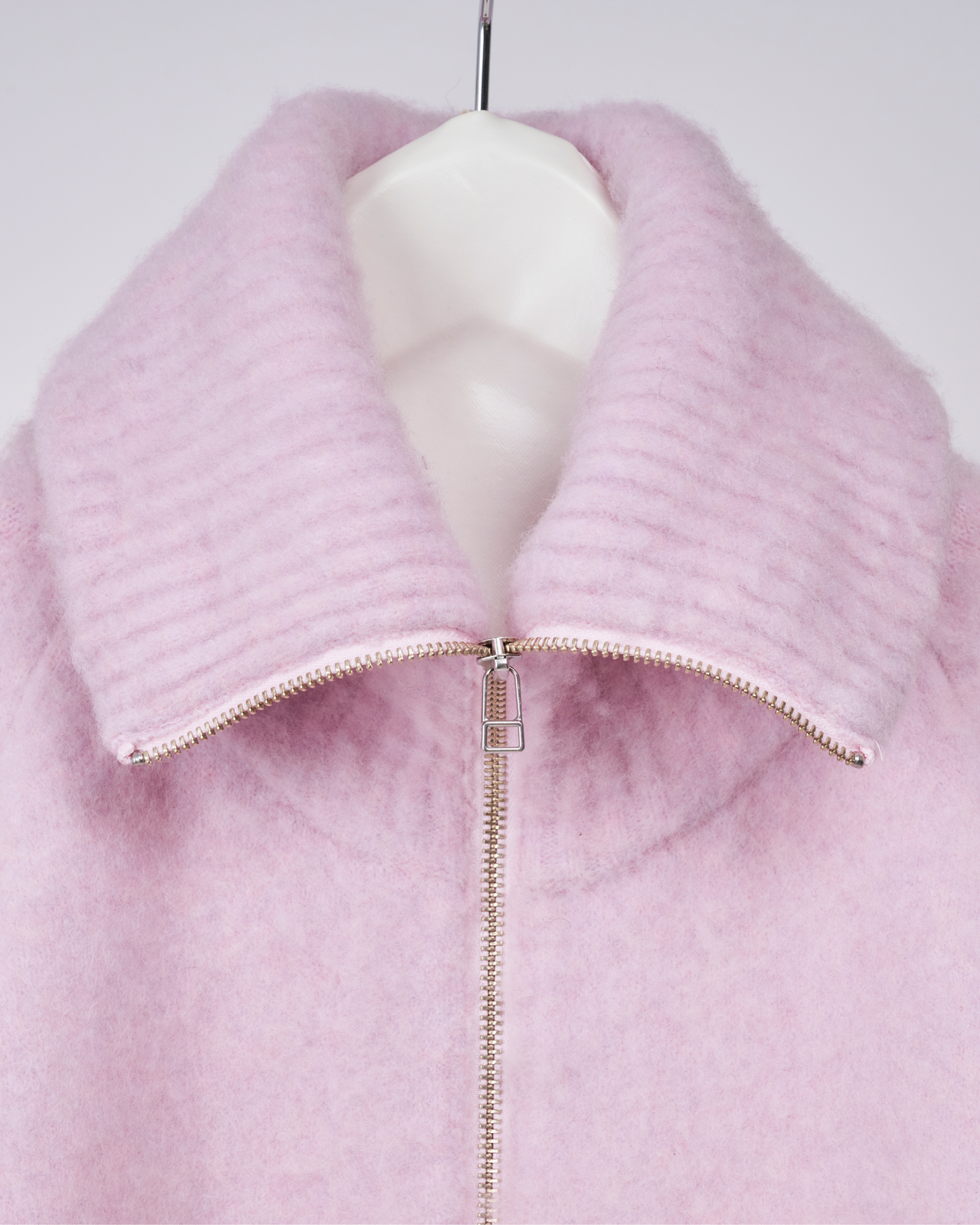 Brushed Zip Cardigan