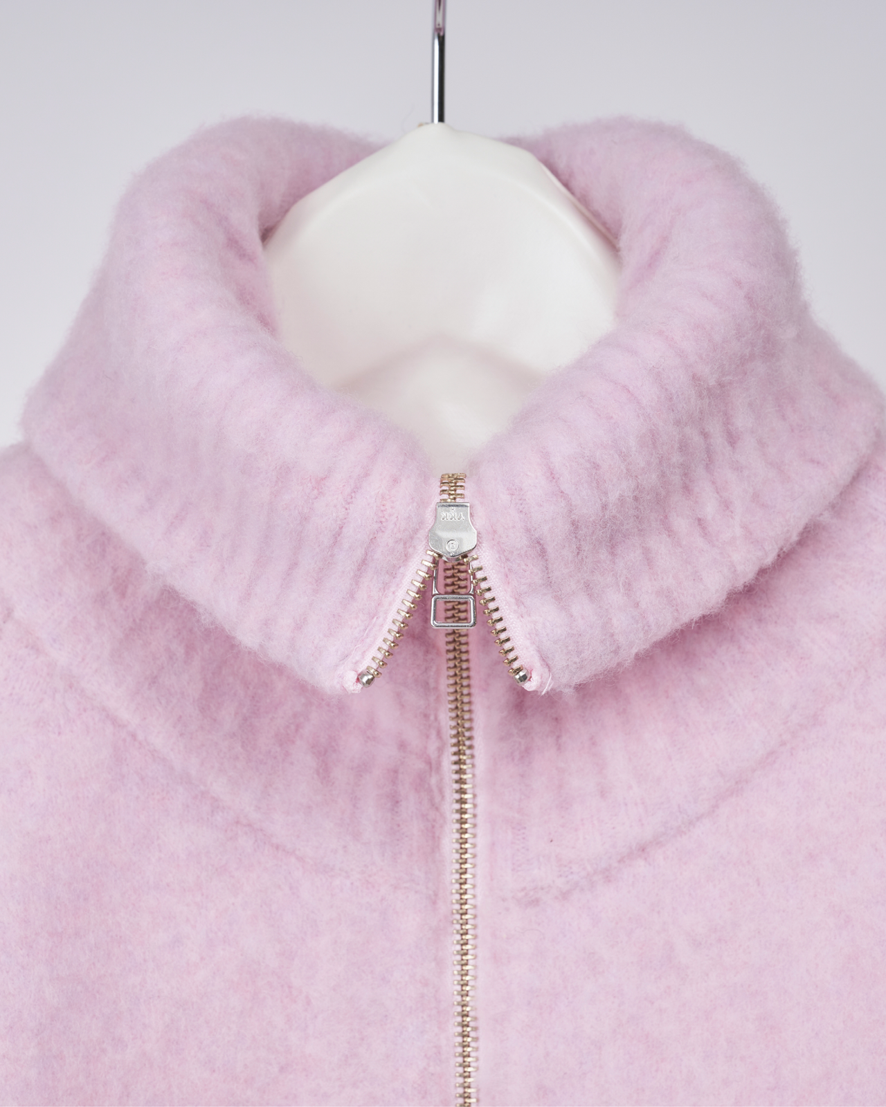 Brushed Zip Cardigan