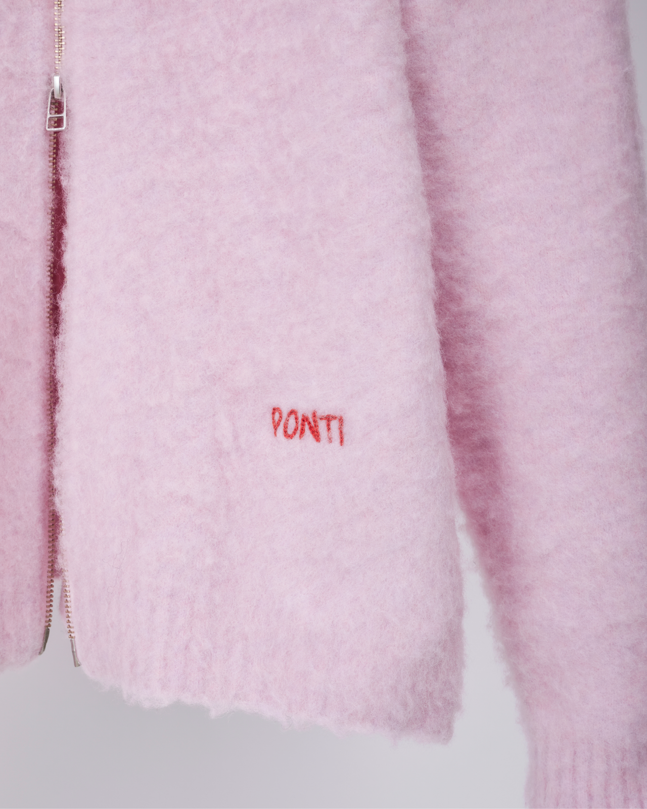 Brushed Zip Cardigan