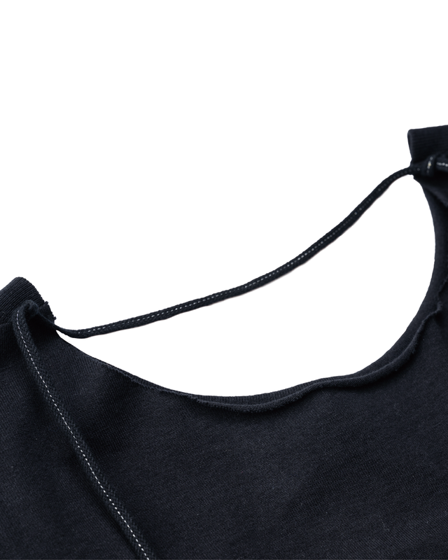 Cotton jersey semicircle T-shirt