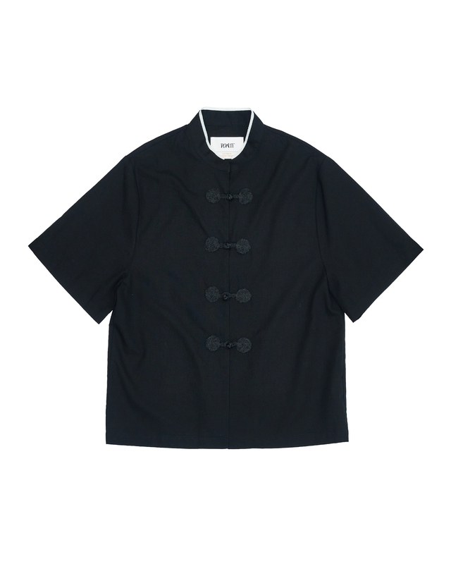 Cotton linen china shirt