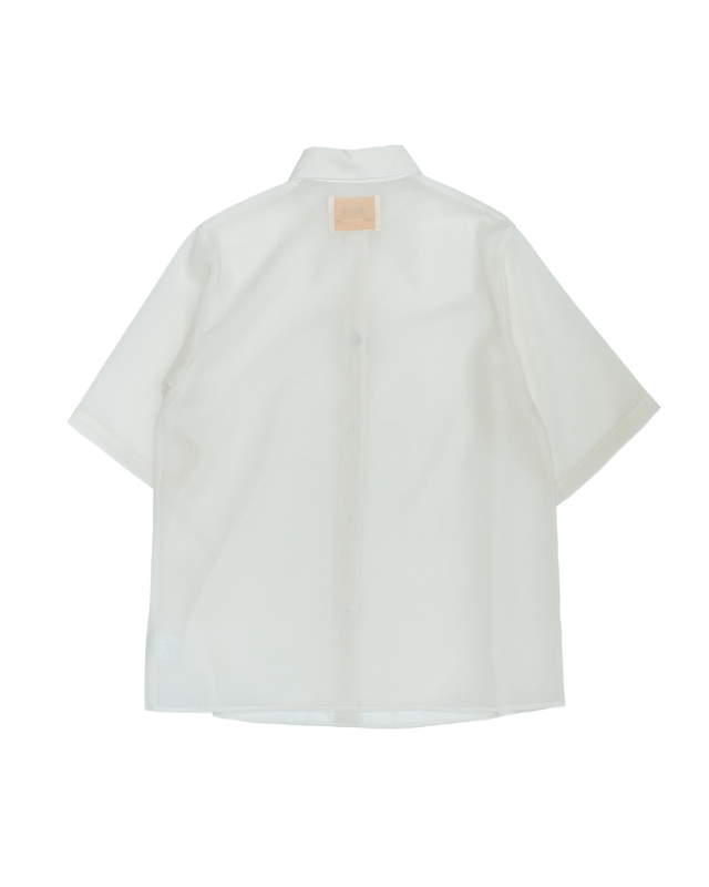 High-twisted gauze shirt