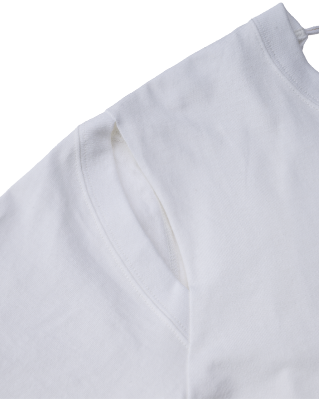 Cotton jersey semicircle T-shirt