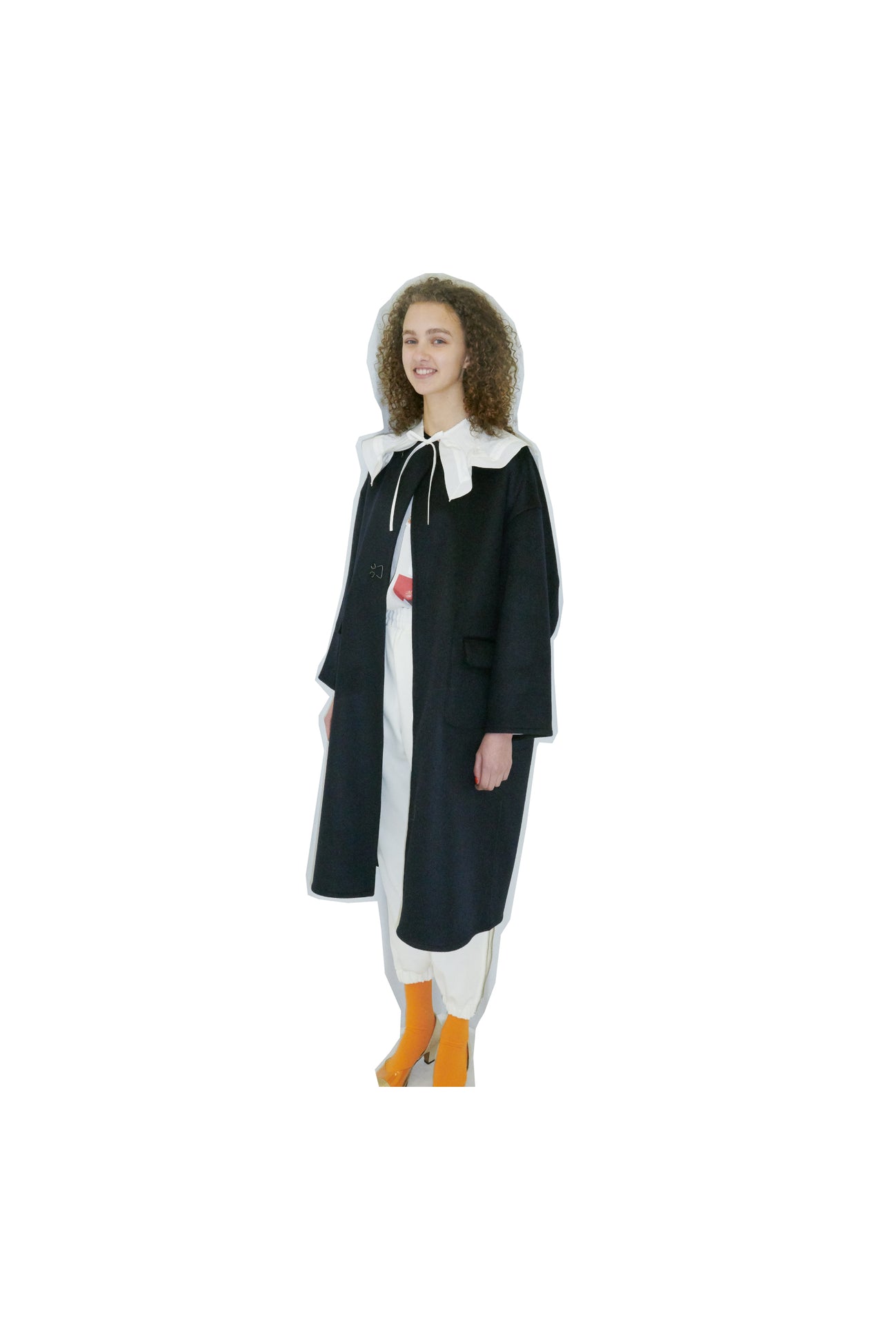 COTTON PIN TUCK COLLAR