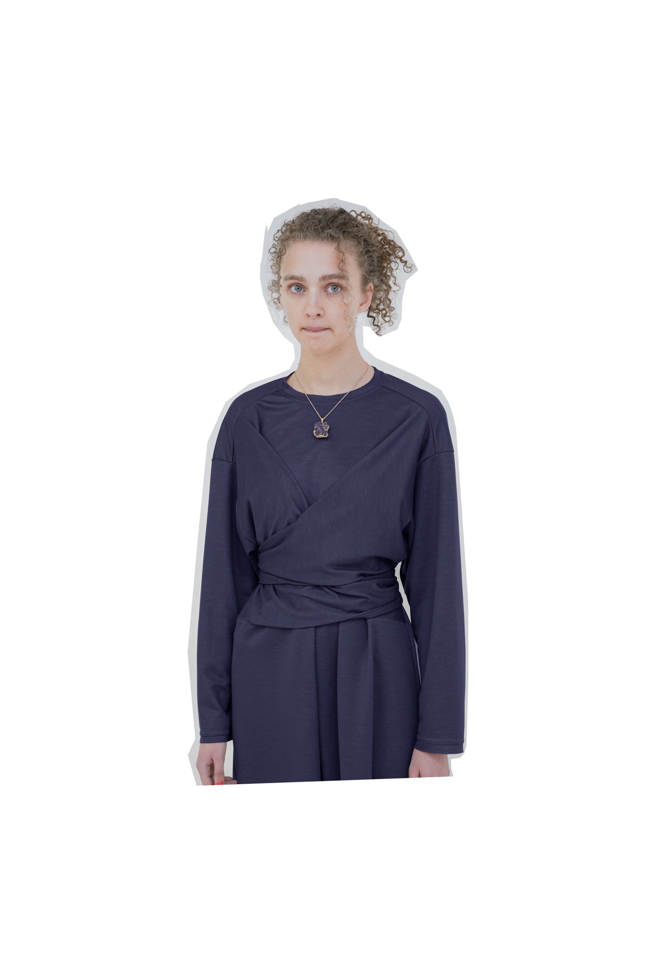 TENCEL JERSEY CROSS DRESS
