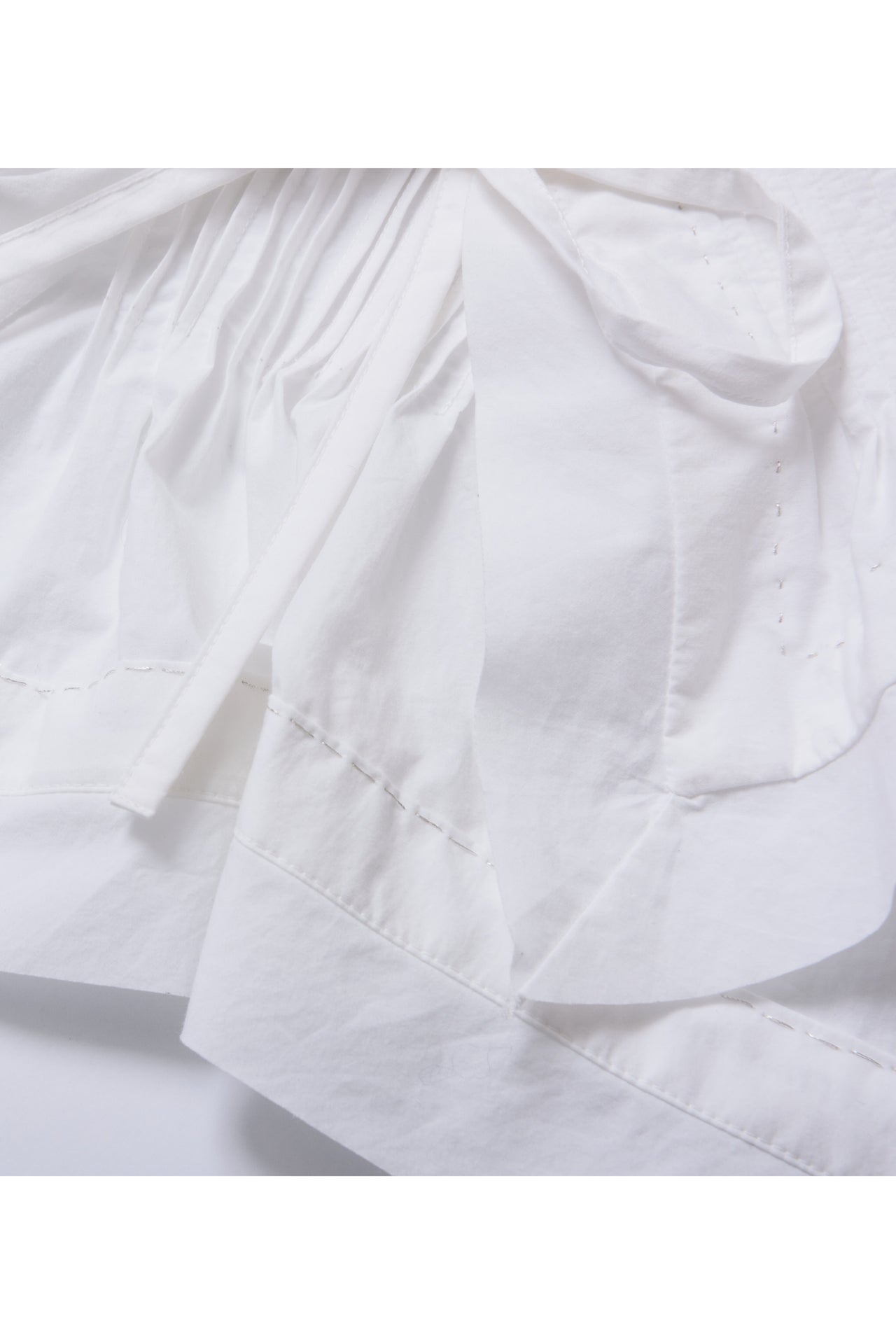 COTTON PIN TUCK COLLAR
