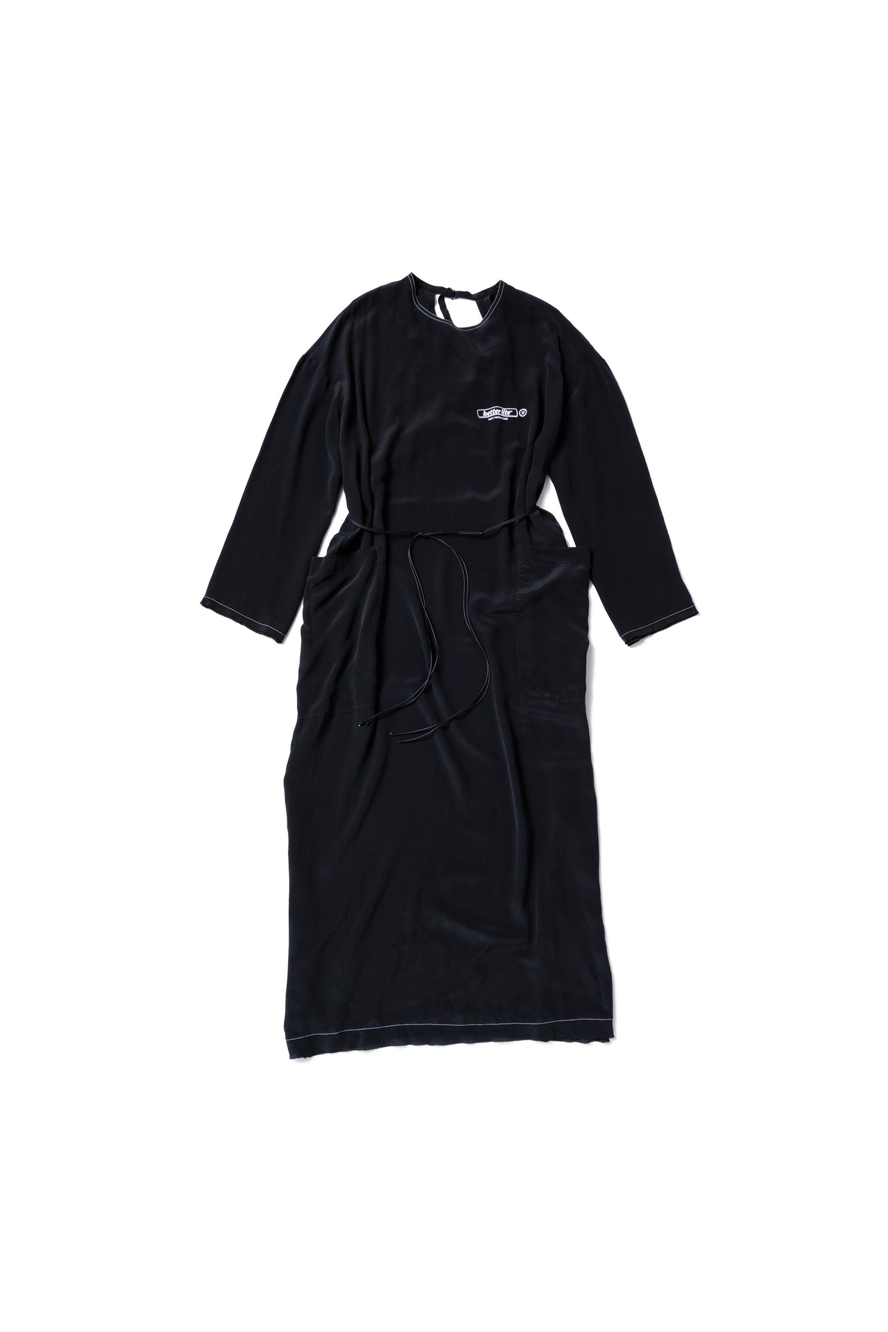 SILK GARMENT DYE  DRESS