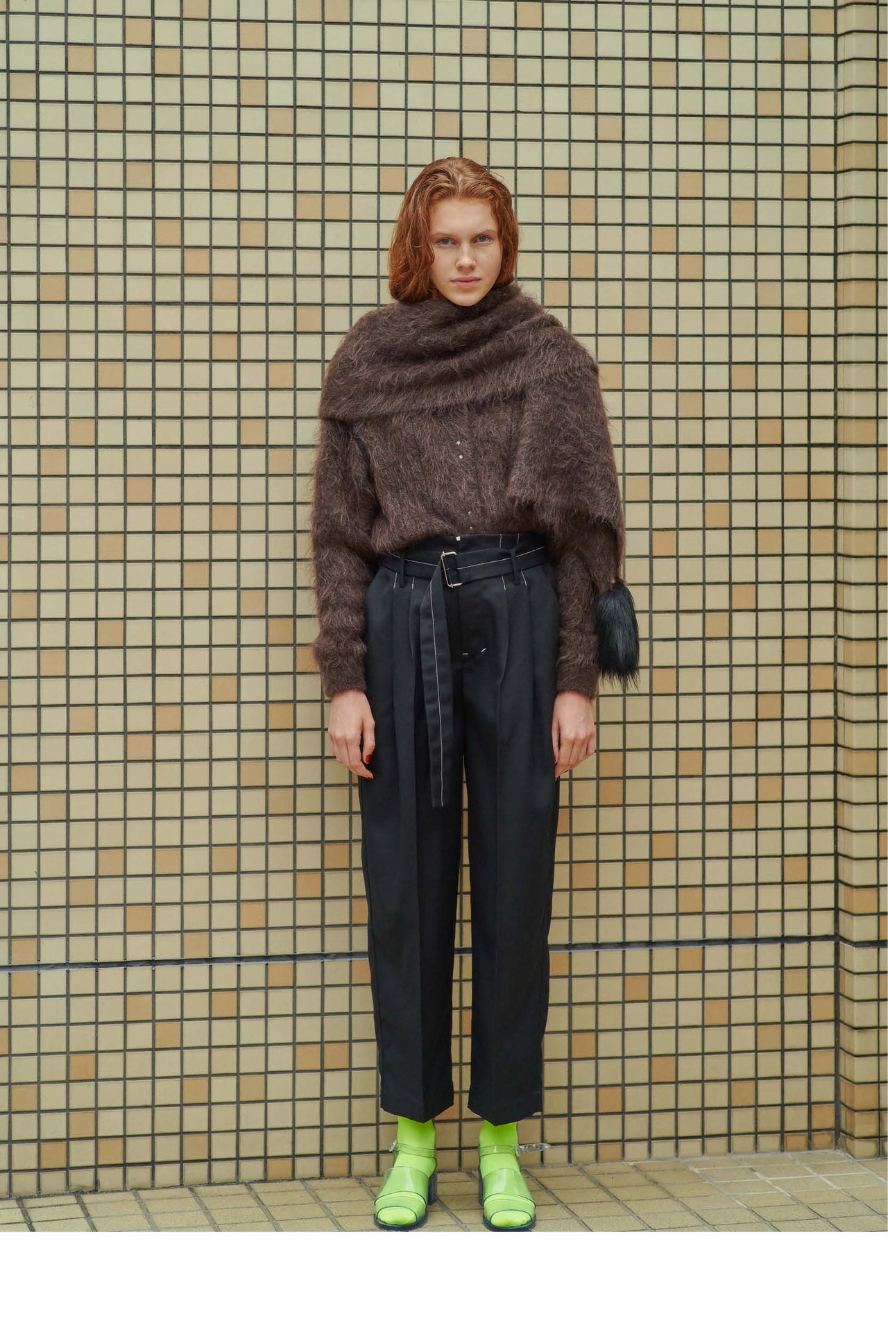 MOHAIR STOLE