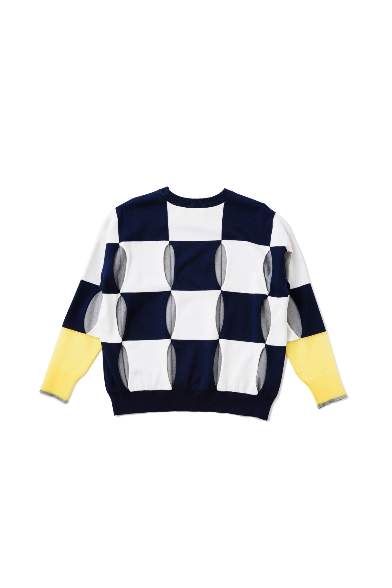 SS20-CHECKERED PATTERN  PULLOVER