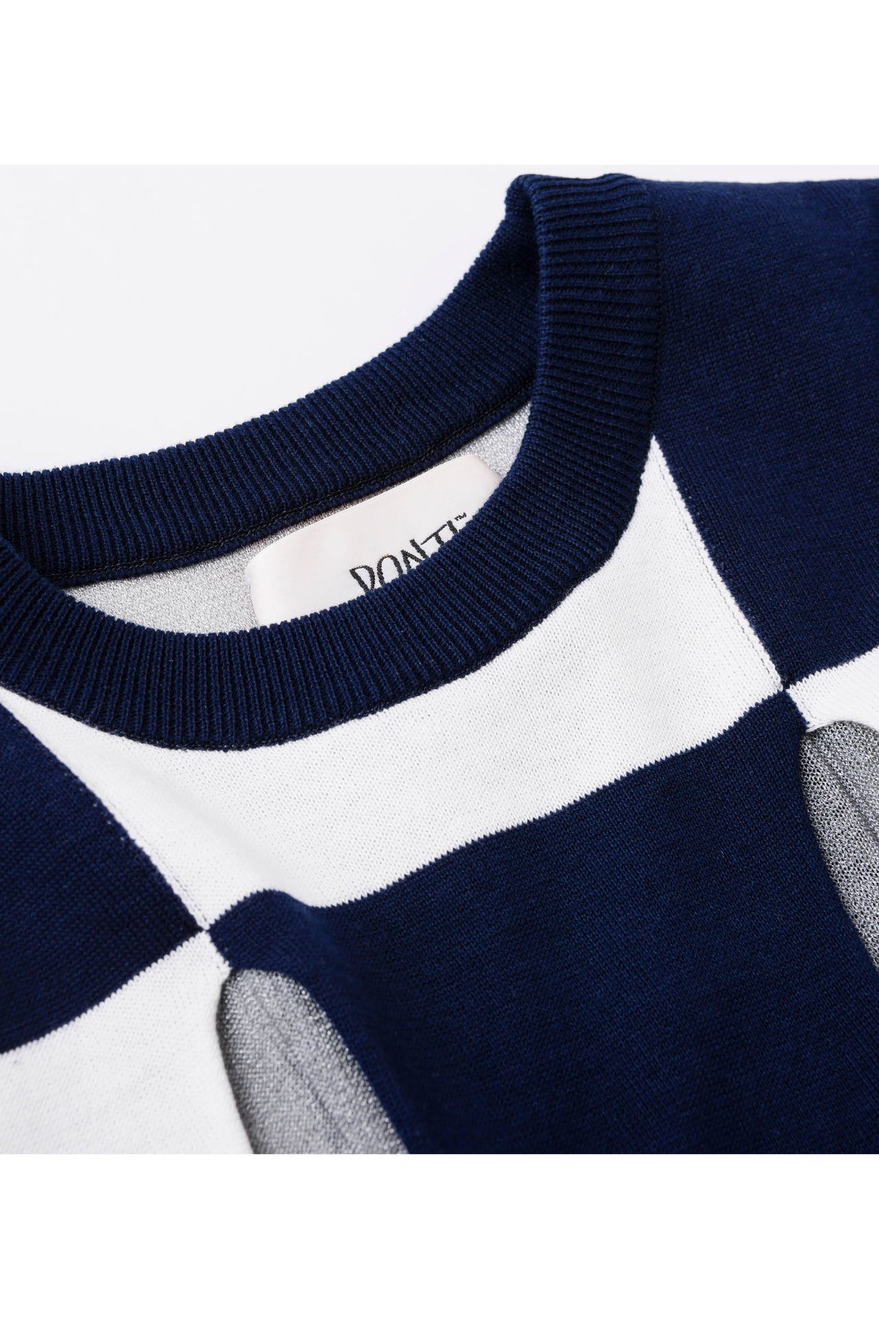SS20-CHECKERED PATTERN  PULLOVER