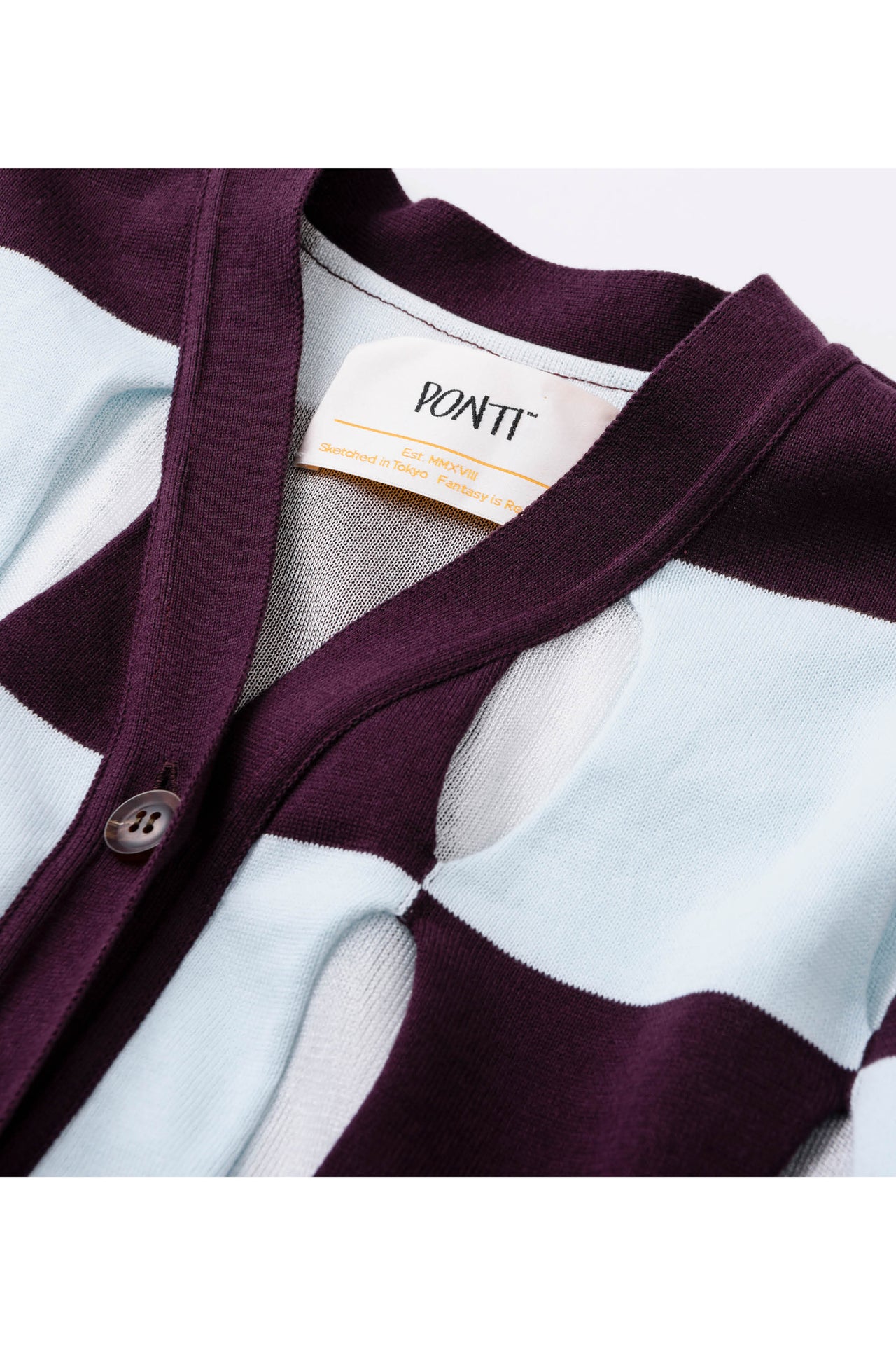 SS20-CHECKERED PATTERN CARDIGAN