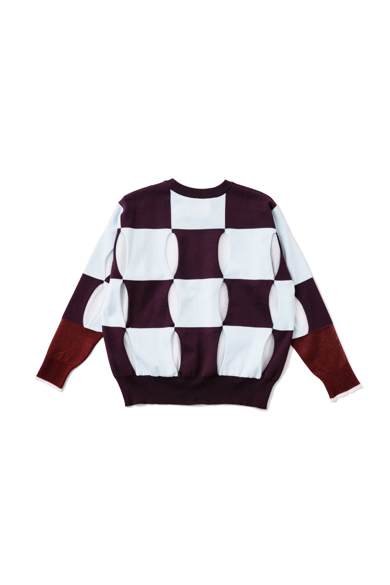 SS20-CHECKERED PATTERN  PULLOVER