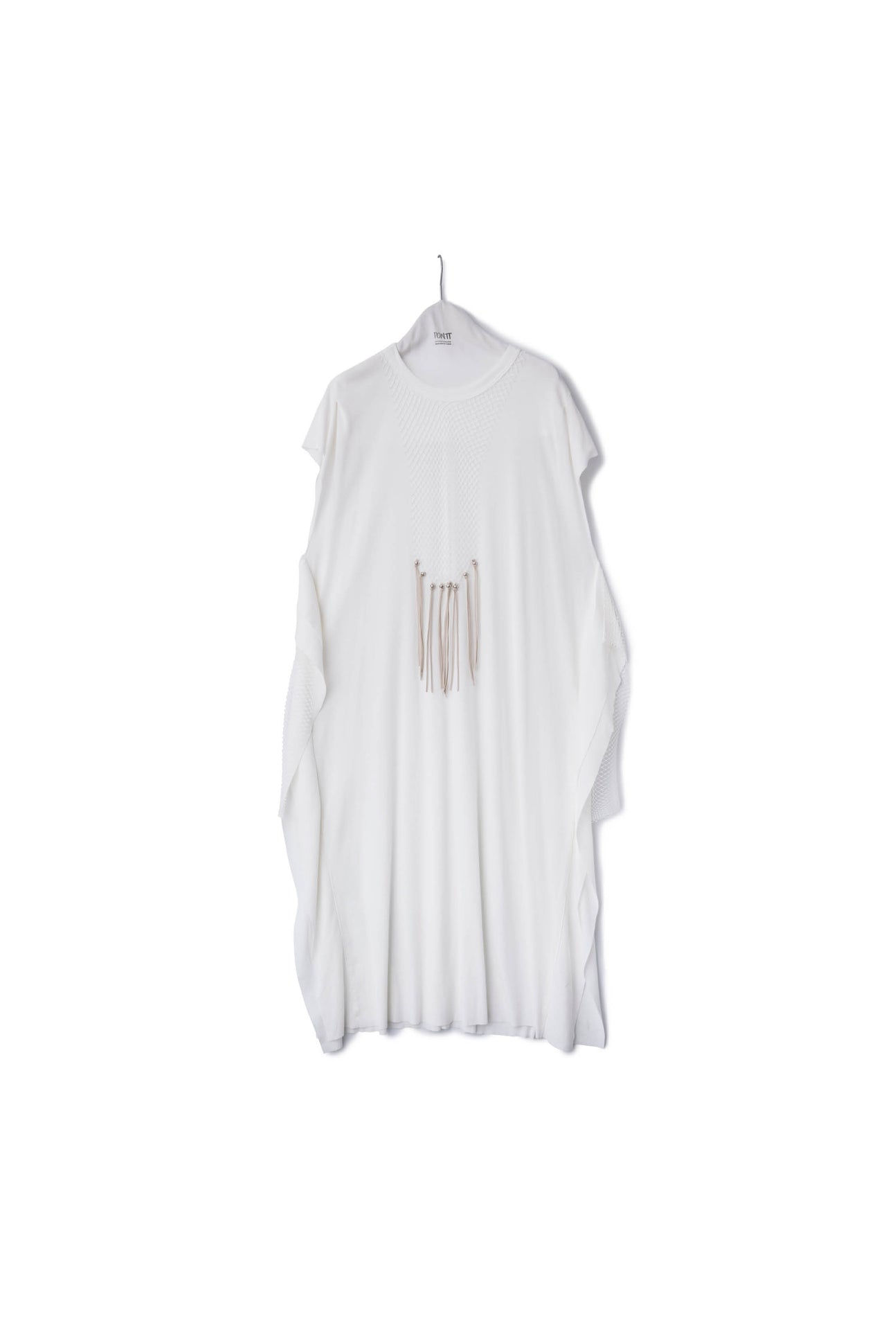 SS20-STRONG TWIST MILLING/NET COMBINATION DRESS