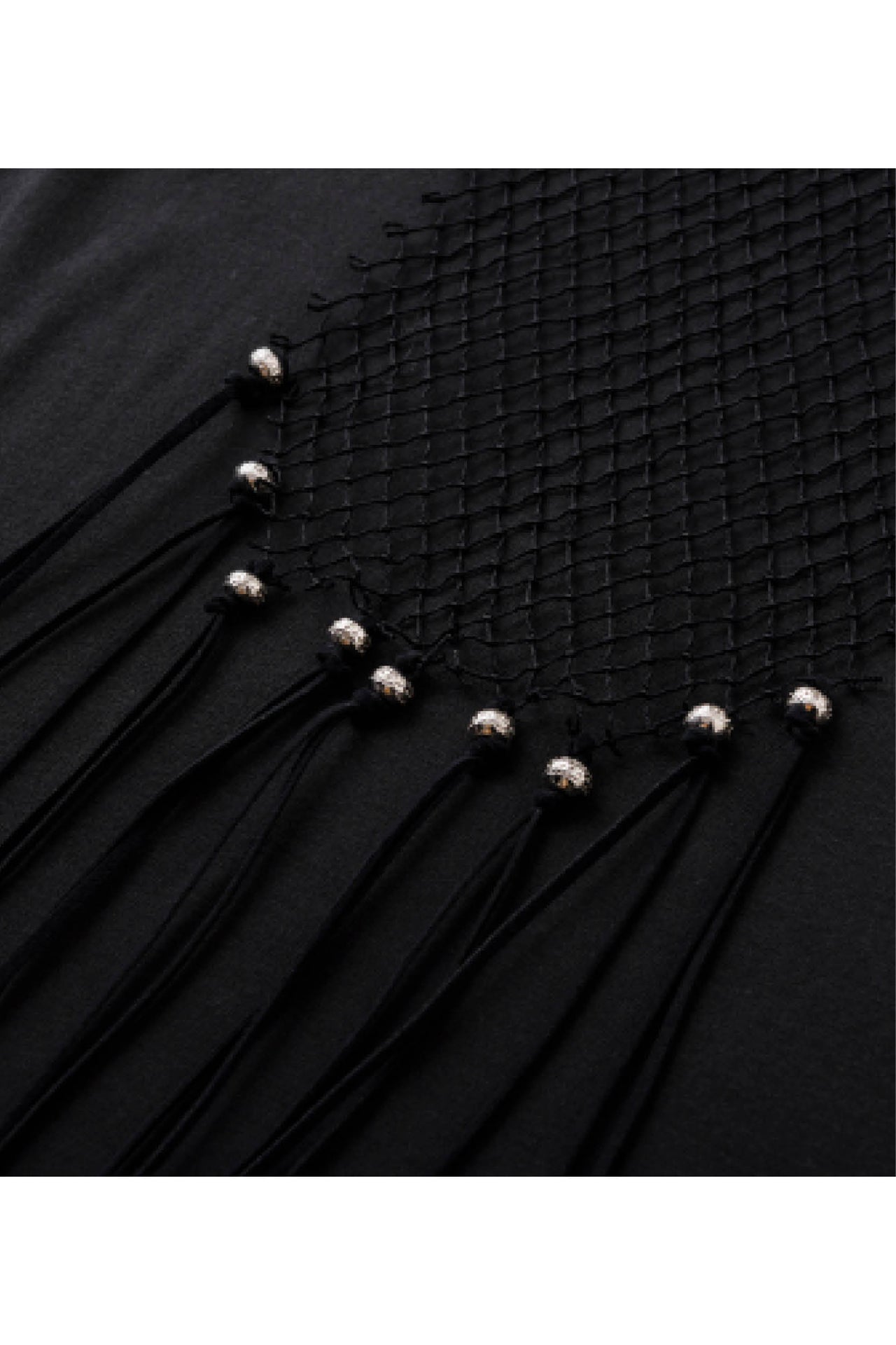 SS20-STRONG TWIST MILLING/NET COMBINATION TOP