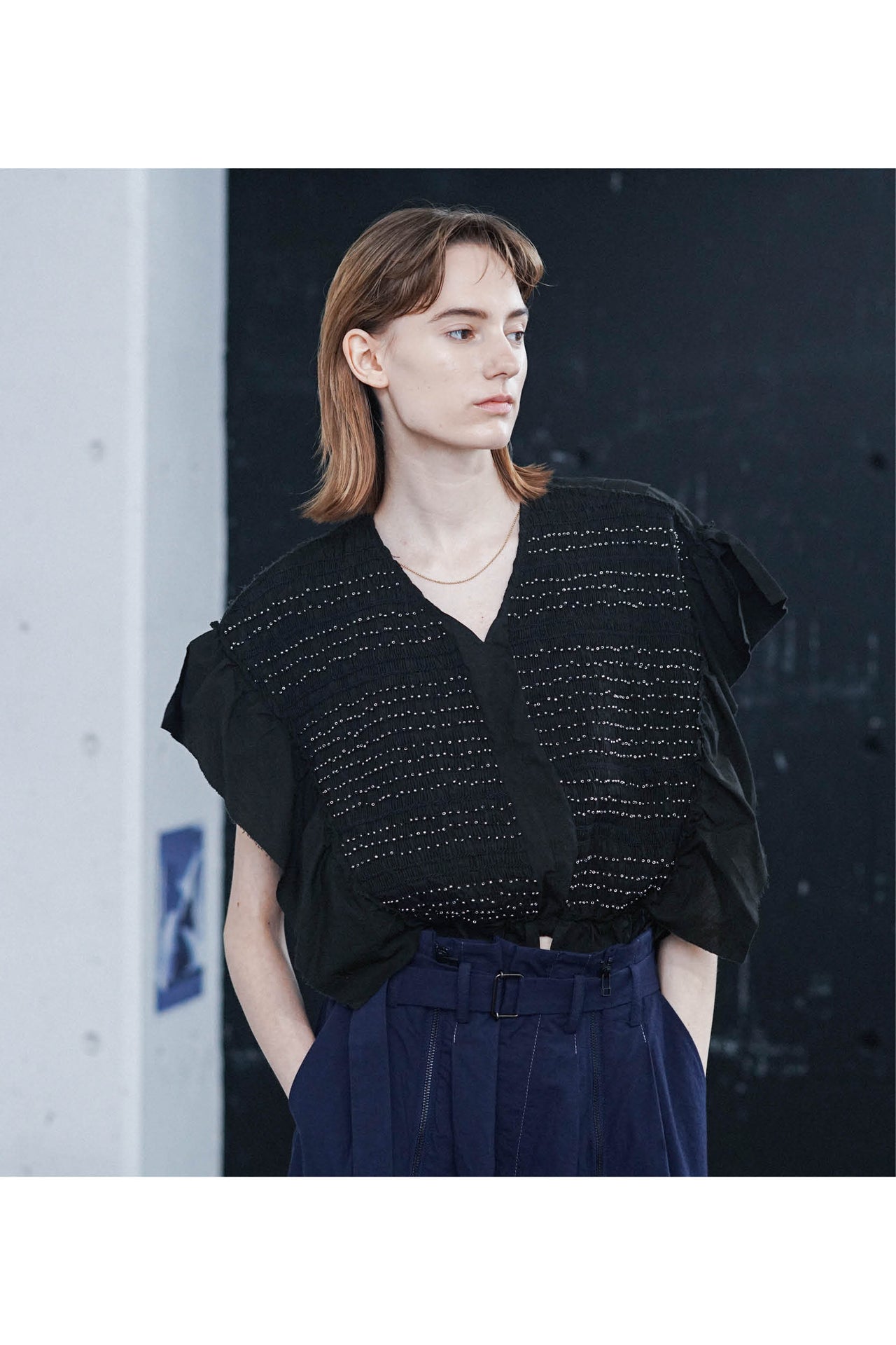 SS20-HAND SMOCKING TOP