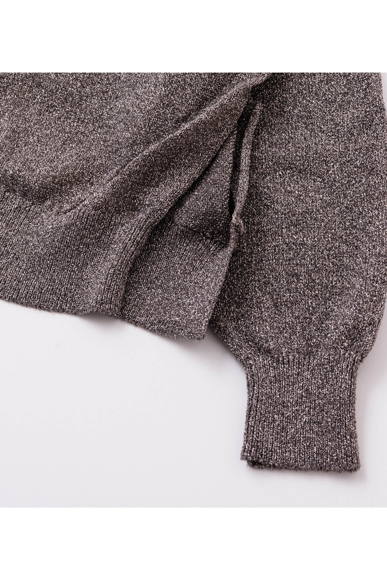 AW20-LAME COMBINATION CARDIGAN