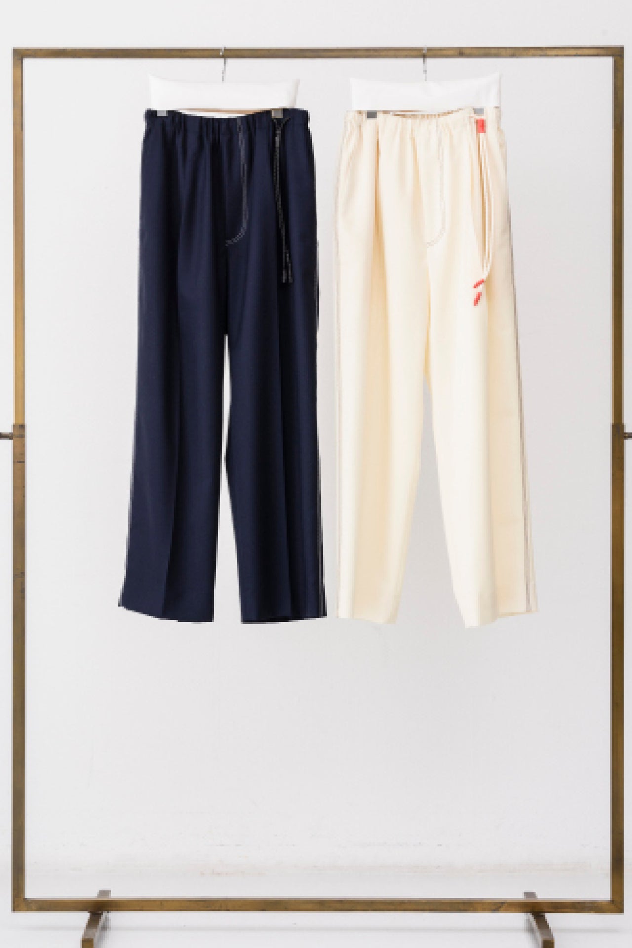 WOOL WIDE PANTS