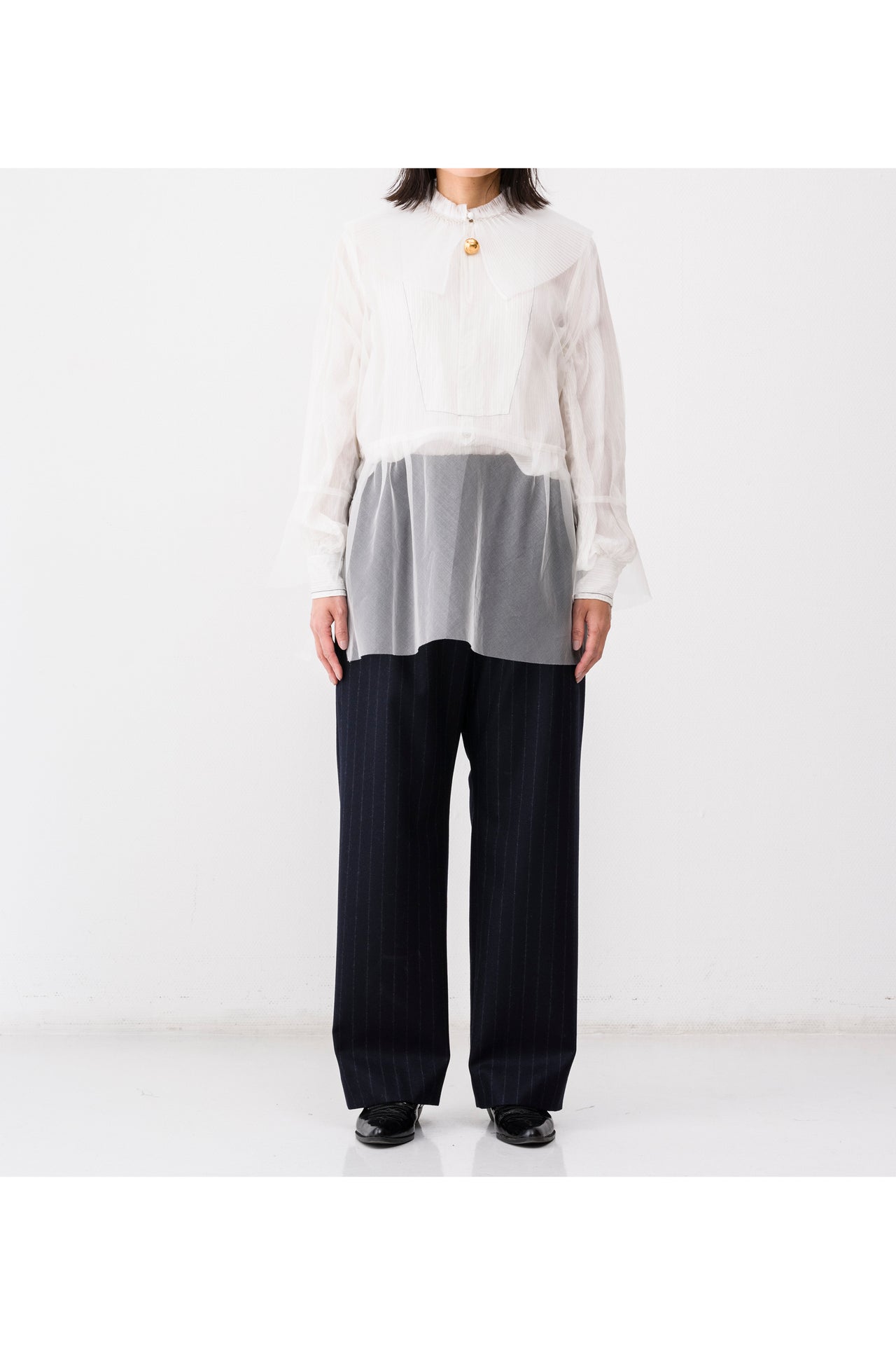 SILK ORGANDY BLOUSE