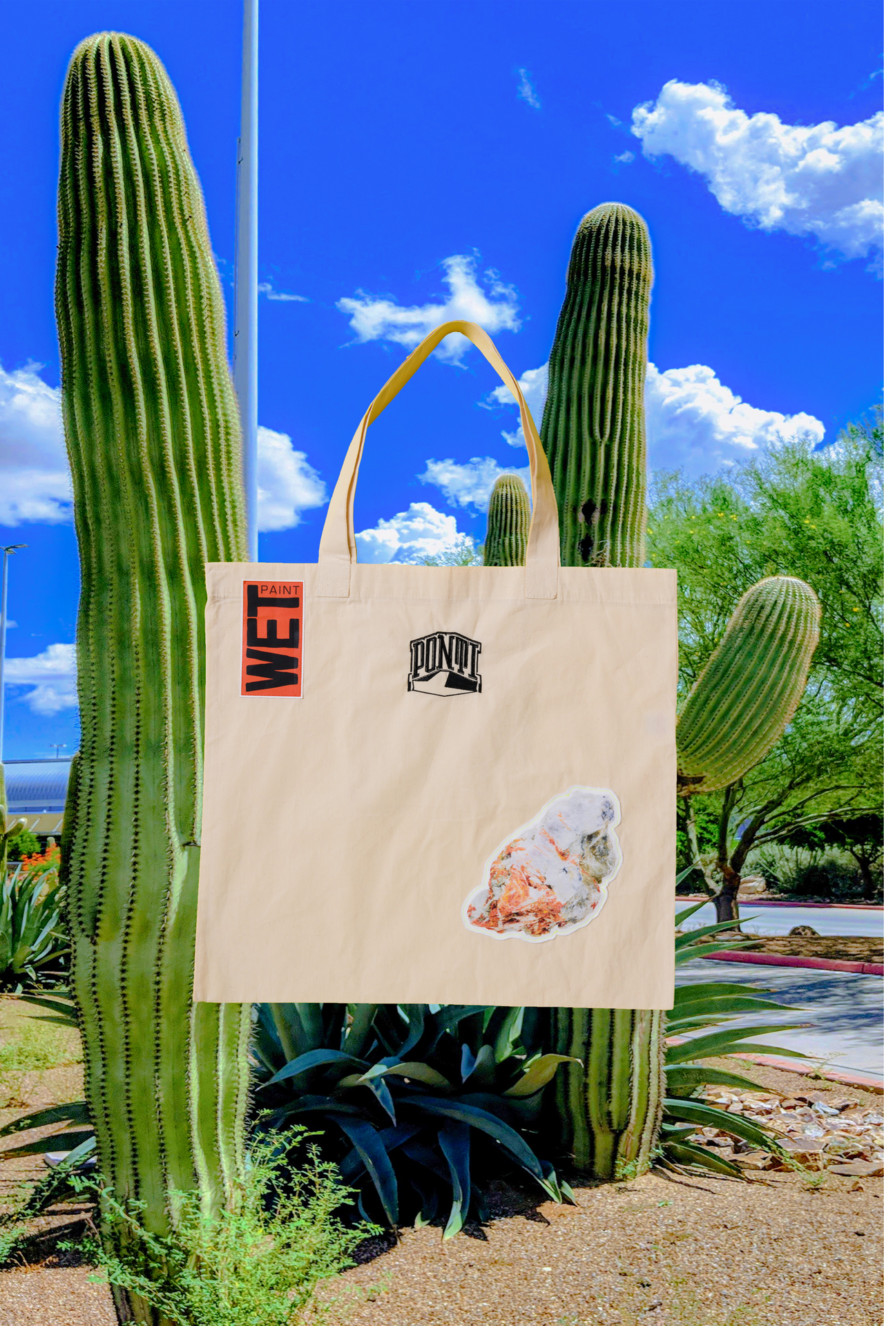 MINERAL TOTE BAG WHITE