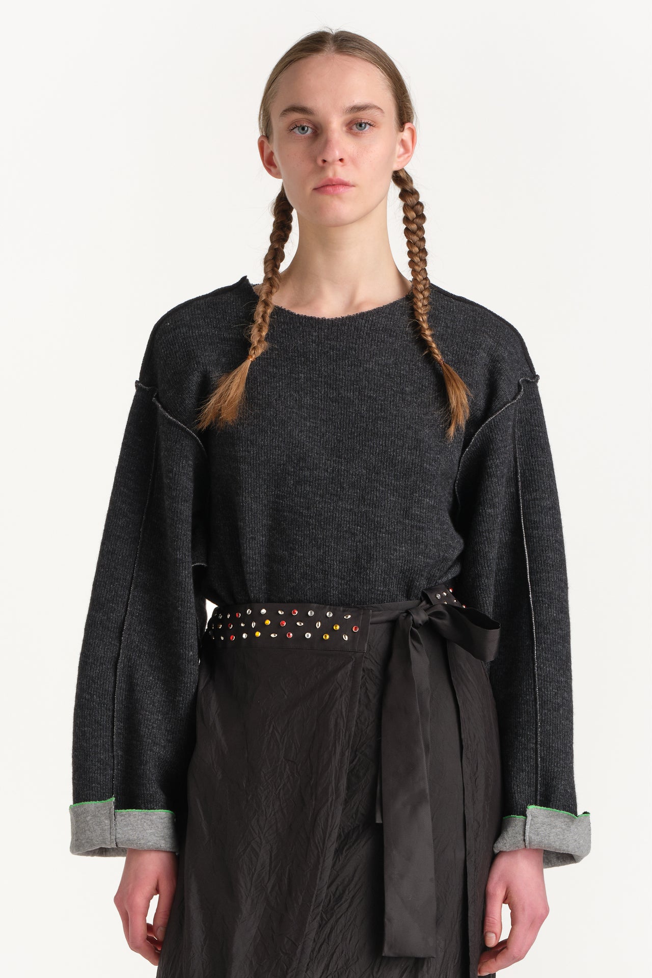 Wool Jersey Reversible Long Sleeve