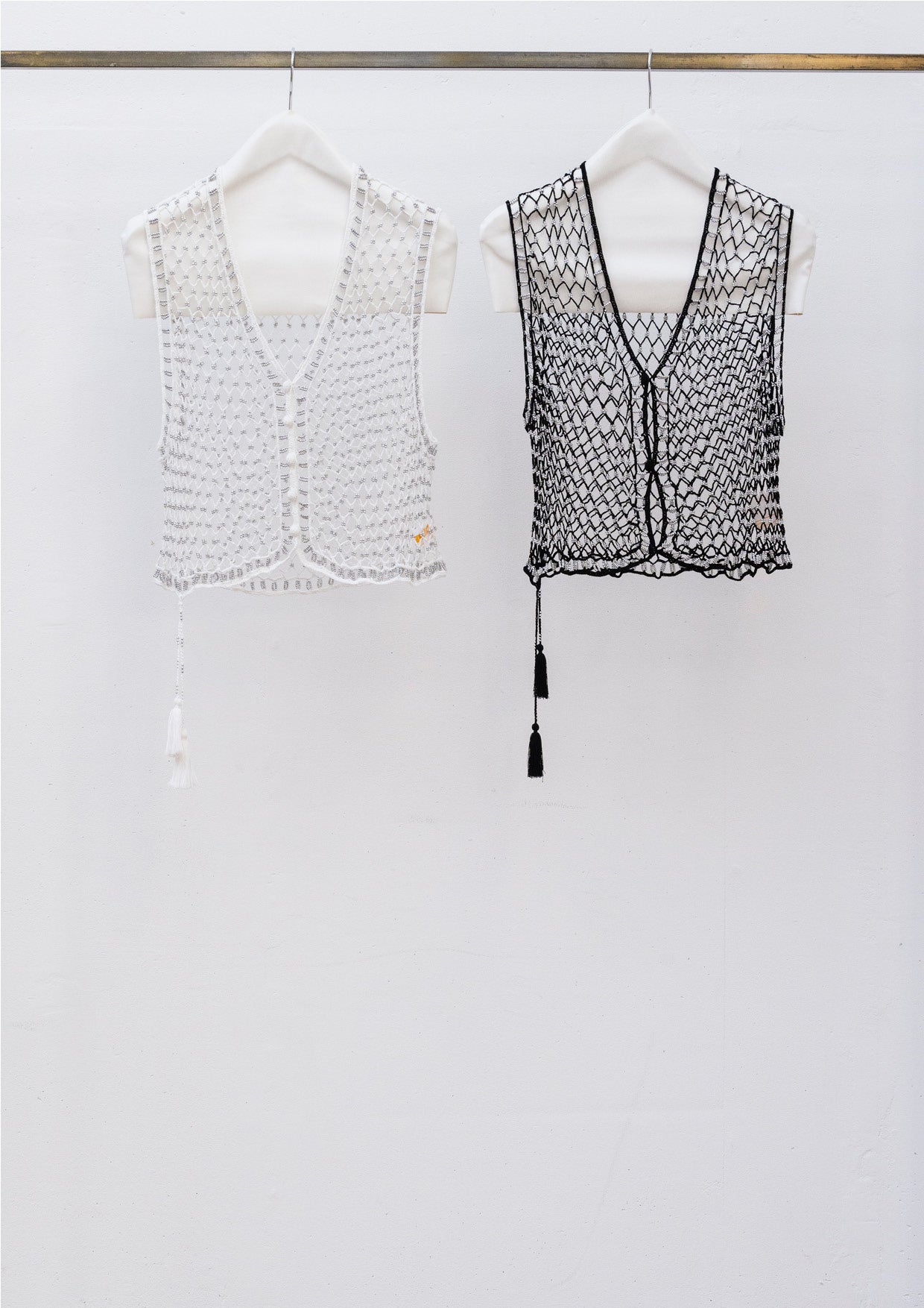 Beaded Crochet Vest