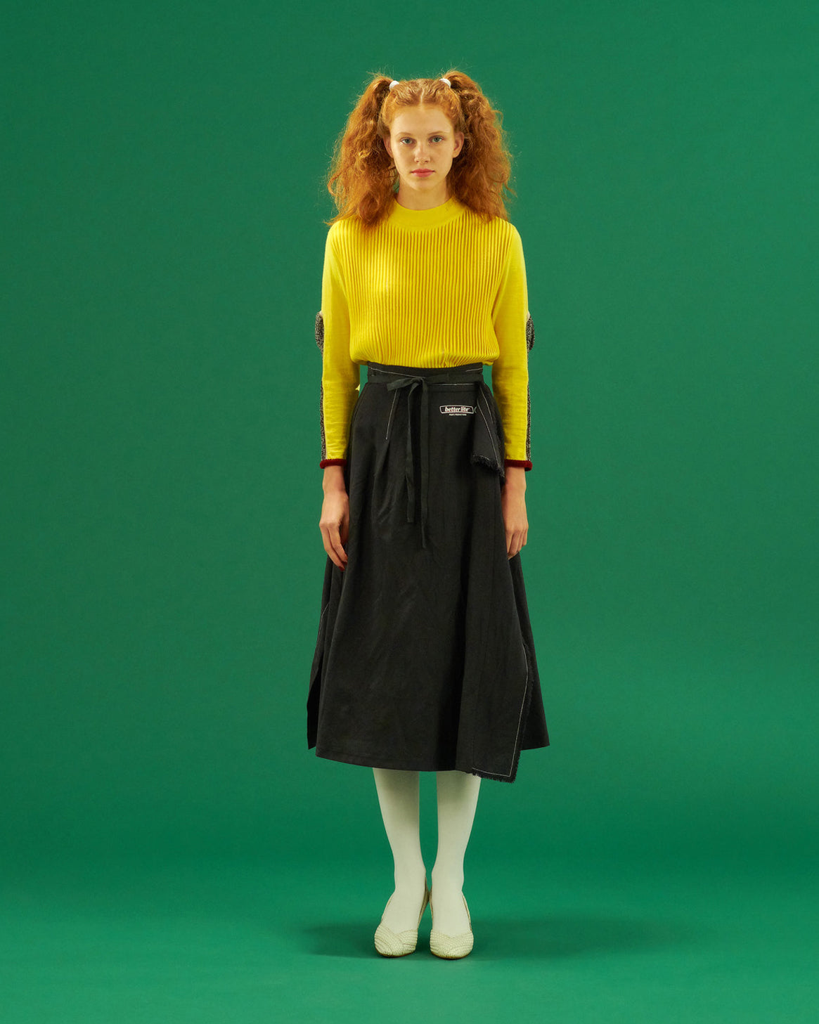 PLAIN WEAVE SKIRT